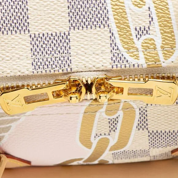 Louis Vuitton Limited Edition Damier Azur Nautical Speedy Bandouliere 25 Satchel - Picture 9 of 11